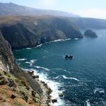 Channel Islands NP Santa Cruz Island cliffs