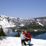 Crater Lake NP snowy edge