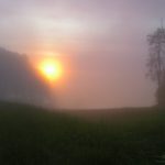 Shenandoah NP sun through fog