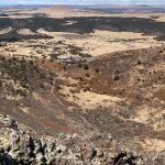 Capulin Volcano Crater Vent Trail view