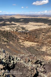Capulin Volcano Crater Vent Trail view