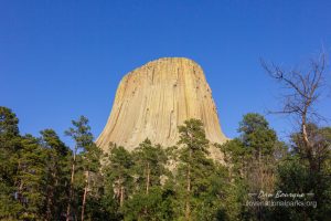 Devils Tower Parking Lot View