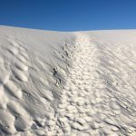White Sands Alkali Flat Trail Steps