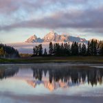 Grand Teton reflections from Colter Bay