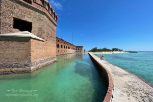 Dry Tortugas Moat Wall Walk